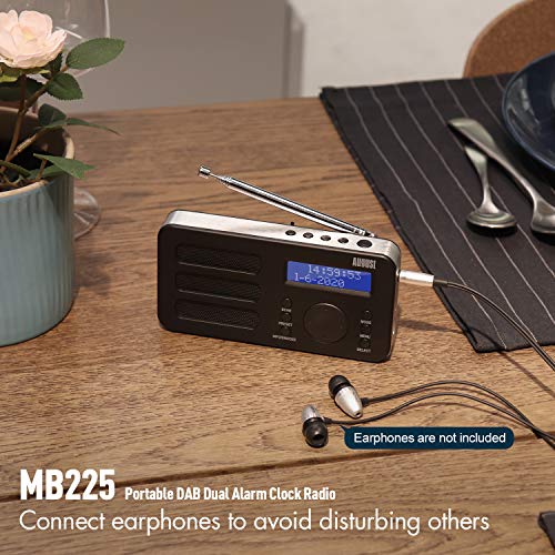 Akku-Radio August MB225 Tragbares Radio mit DAB+
