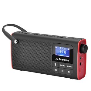 Akku-Radio Avantree 3 in 1 Portable Tragbares FM Radio