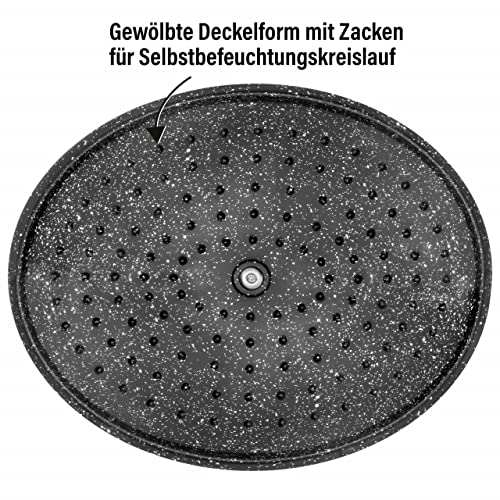 Aluguss-Bräter STONELINE Bräter Induktion 32 cm, mit Deckel