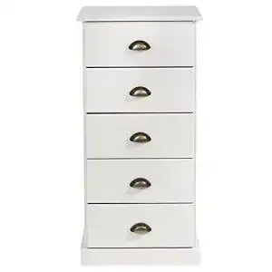 Apothekerkommode IDIMEX, Holzschrank Paris, 5 Schubladen