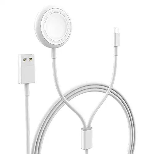 Apple-Watch-Ladekabel Muljexno 2 in 1 Watch Ladekabel