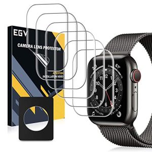 Apple-Watch-Schutzfolie EGV 6 Stück Schutzfolie, 41mm, klar