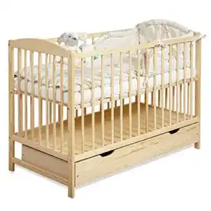 Babybett MOLTICO Gitterbett 2in1 60×120 mit Schublade
