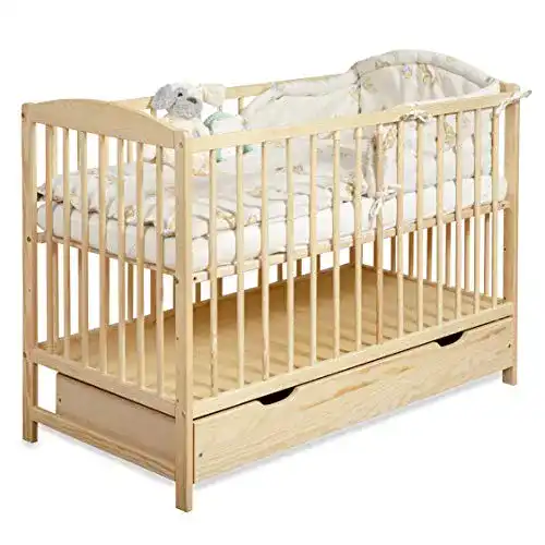 Babybett MOLTICO Gitterbett 2in1 60×120 mit Schublade