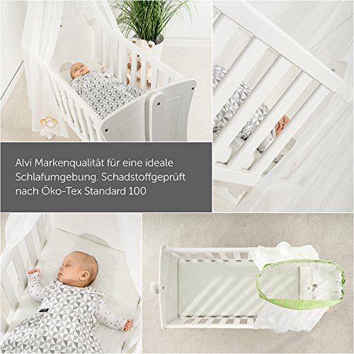 Babymatratze Alvi Matratze für Beistellbett & Wiege Tencel & Dry