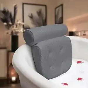 Badewannenkissen Essort, Komfort mit Saugnäpfen