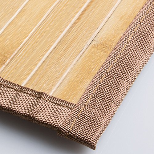 Bambusteppich iDesign Formbu rutschfeste Fußmatte, 61×122 cm