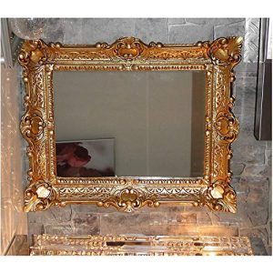 Barock-Spiegel Lnxp Wandspiegel, Gold, 56×46 cm, Renaissance