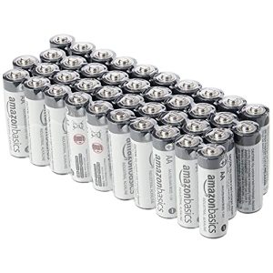 Batterie Amazon Basics AA Industrie Alkalin, 40er Pack
