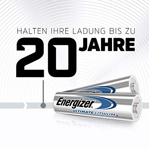 Batterie Energizer AA, Ultimate Lithium, 4 Stück