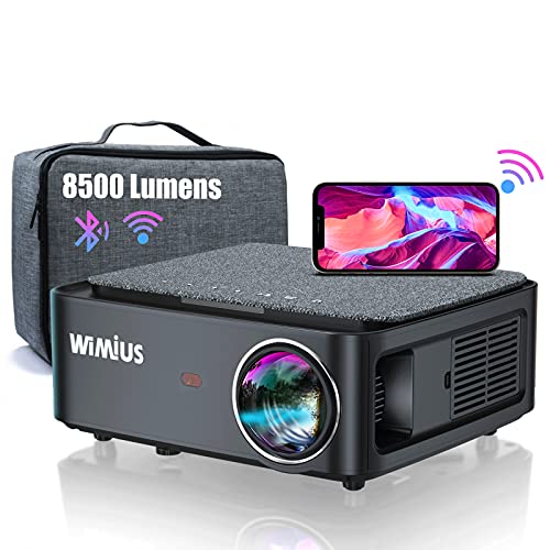 Beamer WiMiUS, Full HD 1080P 8500 Lumen 5G WiFi Bluetooth