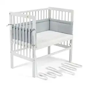 Beistellbett FabiMax 4474 BOXSPRING weiß, inkl. Matratze Classic
