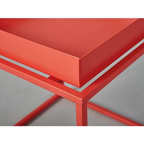 Beistelltisch Inter Link Design Industrial-Style Metall orange