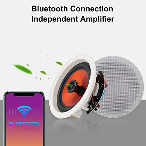 Bluetooth-Deckenlautsprecher Herdio 6.5 Zoll, 2-Wege Stereo