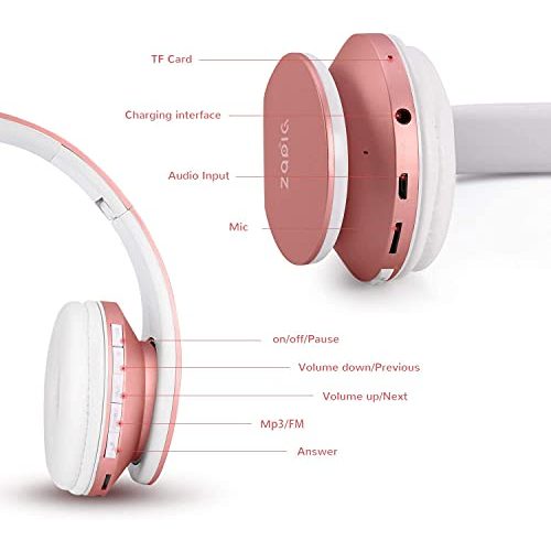 Bluetooth-Kopfhörer Kinder ZAPIG mit Gehörschutz, leicht