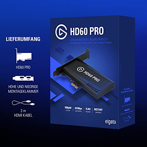 Capture-Card Elgato HD60 Pro, PCIe-Capture-Karte