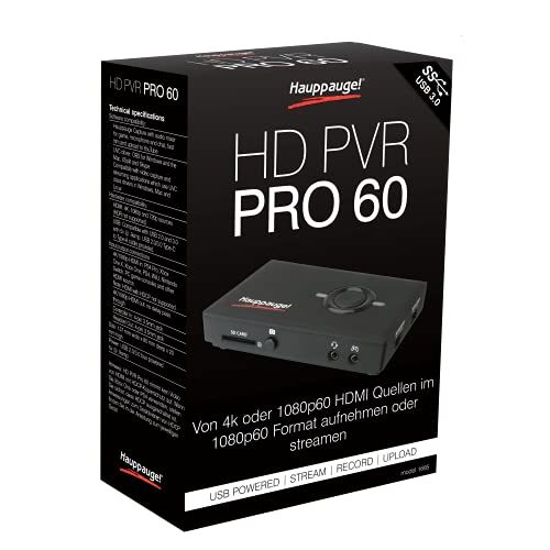 Capture-Card Hauppauge HD PVR Pro 60, 01685 HDMI Game