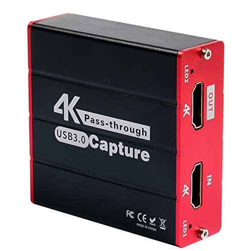 Capture-Card TreasLin HDMI Capture Card USB3.0,4K-Eingang