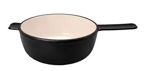 Caquelon Kisag Fondue Gusseisen Fonduetopf Käsefondue 20 cm