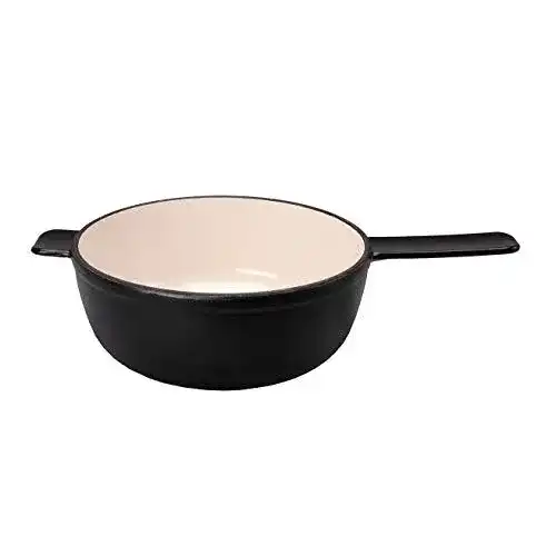 Caquelon Kisag Fondue Gusseisen Fonduetopf Käsefondue 20 cm