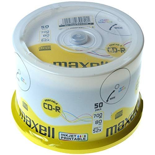Die beste cd r maxell recordable 700mb 80min 52x bedruckbar 50er pack Bestsleller kaufen