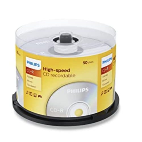 CD-R Philips Rohlinge, 700 MB Data/ 80 Minuten, 50er Spindel