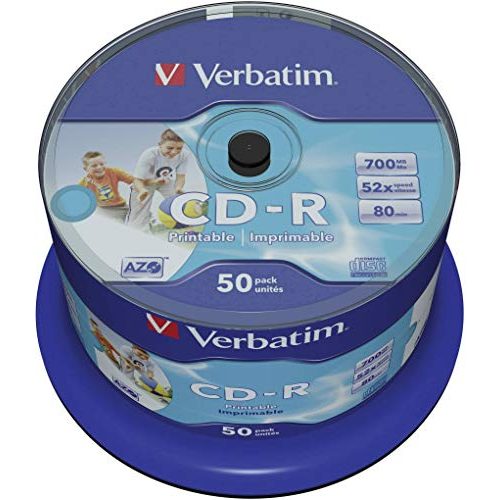 Die beste cd r verbatim azo wide inkjet printable 700 mb 50er pack Bestsleller kaufen