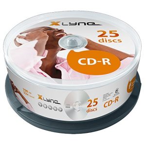 CD-R xlyne 700 MB OM Rohlinge, 25er Cakebox, 52x Speed