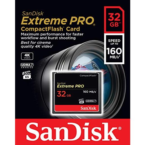 CF-Karte SanDisk Extreme Pro CompactFlash 32GB Speicherkarte