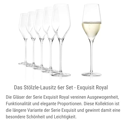 Champagnerglas Stölzle Lausitz Exquisit Royal, 6er Set