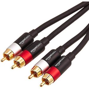 Cinch-Kabel Amazon Basics, 2-Stecker-Cinch-Audiokabel, 1,22 M