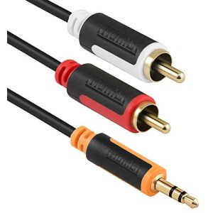 Cinch-Kabel mumbi 12563 Y Audiokabel, 3.5mm Klinke, 2x Cinch
