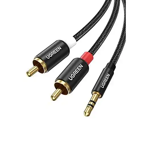 Cinch-Kabel UGREEN Cinch auf Klinke Kabel, 2m