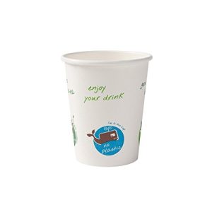 Coffee-to-go-Becher aus Pappe BIOZOYG Bio Einwegbecher, 50 St.