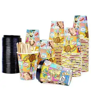 Coffee-to-go-Becher aus Pappe MATANA, 80 Kaffeebecher to Go