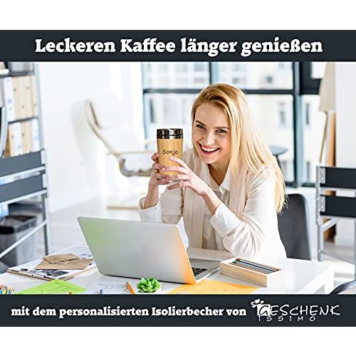 Coffee to go Becher Geschenkissimo Kaffeebecher mit Namen