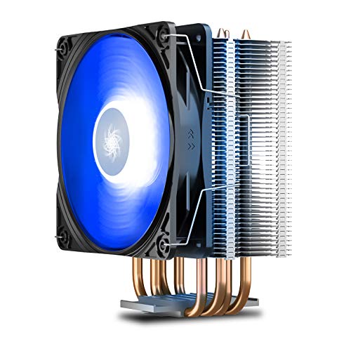 CPU-Kühler DEEP COOL GAMMAXX 400 V2 Blue, 4 Heatpipes