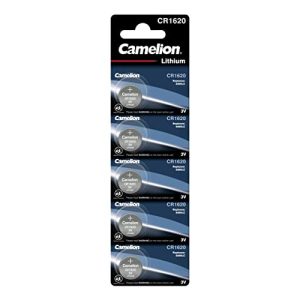CR1620 Camelion 13005620 Lithium Knopfzellen-Batterie, 5 Stck.