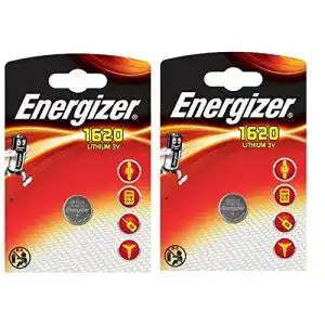 CR1620 Energizer  Knopfzelle Lithium 3 V Batterie, 2 Stück