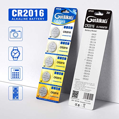 CR2016 JZHUAZ 20 Stück 3V Lithium Knopfzelle Elektro