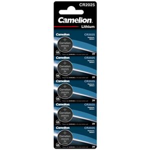 CR2025 Camelion 13005025 Lithium Knopfzellen-Batterie, 5er Set