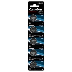 CR2450 Camelion 13005450 Lithium Button Cell Battery Pack of 5