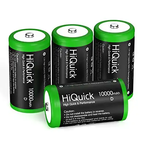 Die beste D-Batterien HiQuick Mono D Akku, NI-MH wiederaufladbar, 4er 2026 Test Bestseller D-Batterien HiQuick Mono D Akku, NI-MH wiederaufladbar, 4er