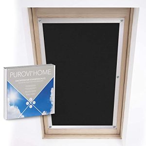 Dachfenster-Rollo Purovi, Thermo, Verdunklung, ohne Bohren