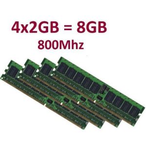 DDR2-RAM OEM Dual Channel Kit: 4 x 2 GB = 8GB 240 pin