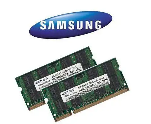 DDR2-RAM Samsung 2X 2 GB 4GB RAM DDR2 SO-DIMM 667MHz