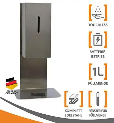 Desinfektionsspender mit Tropfschale MyMaxxi, Sensor Stee, Set