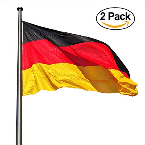 Deutschlandfahne KliKil – 2 pack Deutsche Fahnen 90×150