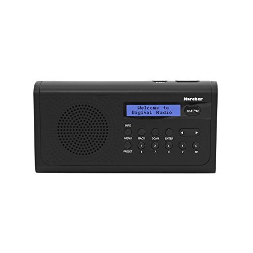 Digitalradio Karcher DAB 2405 DAB Radio tragbar, DAB+, UKW