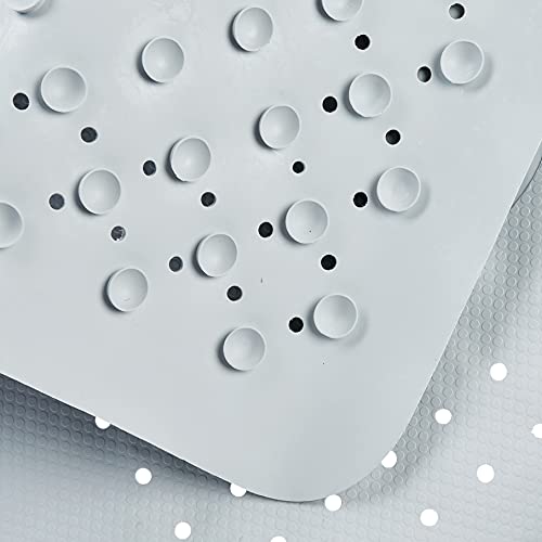 Duschmatte Meusch Cubic Kosmetikeimer, PVC, Grau